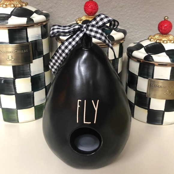 Rae Dunn Black Fly Birdhouse Hard to find !